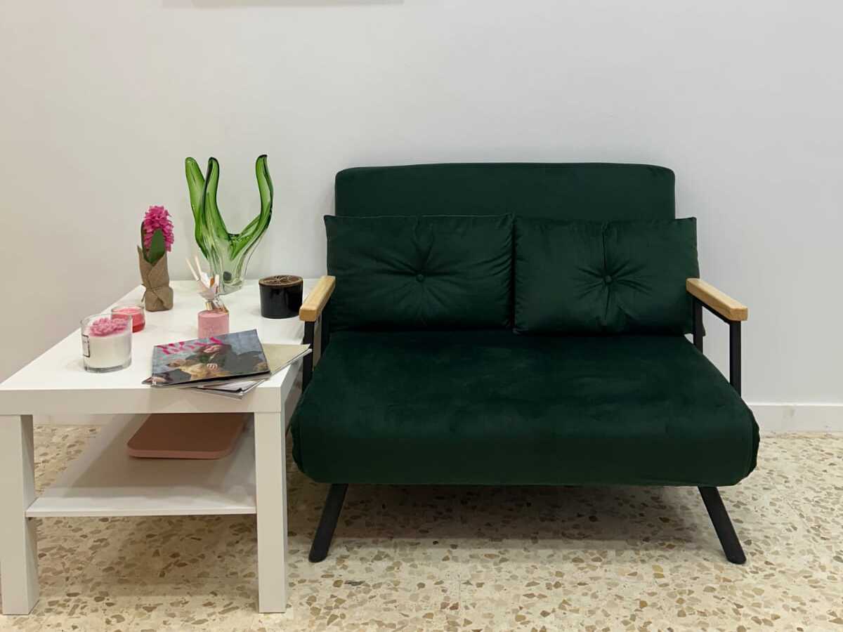 Vista principal del salón de Rosa Contreras